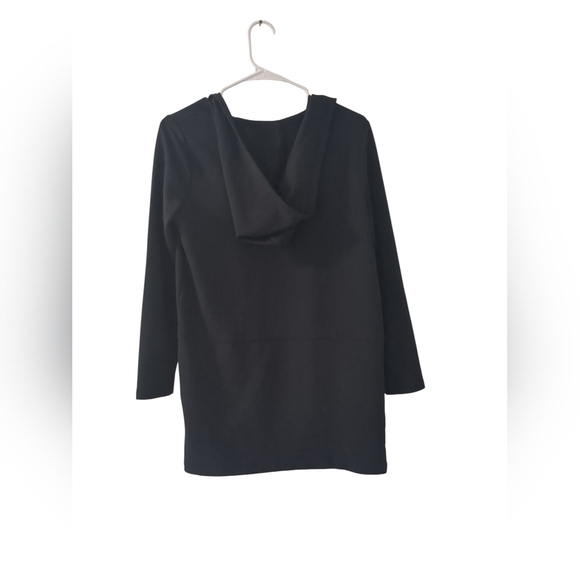 Skechers Los Angeles Black Hooded Open Cardigan - Women's XS - Picture 3 of 7